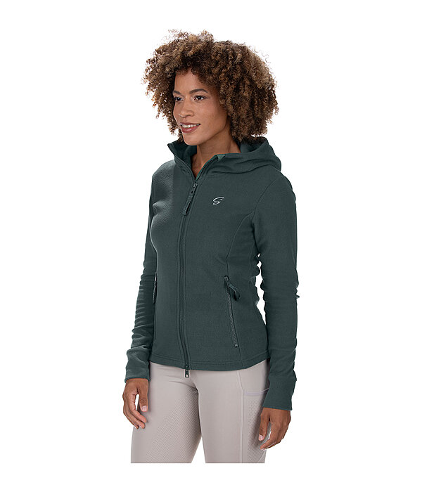 fleecejas Kat met capuchon