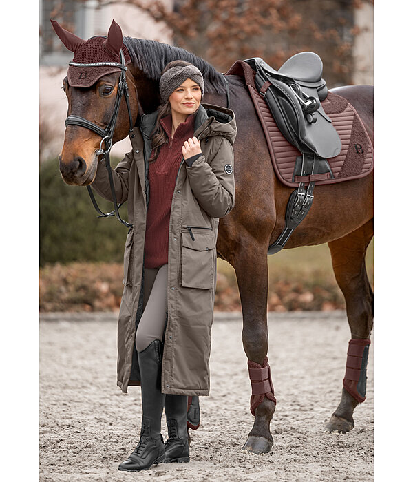 functionele lange parka Claudi met capuchon
