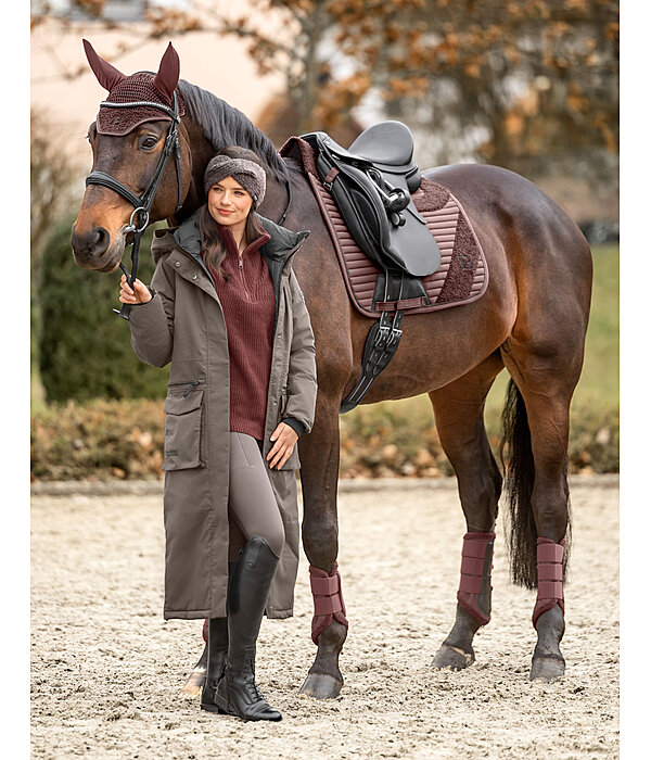 functionele lange parka Claudi met capuchon