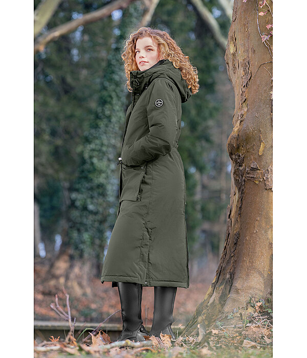 functionele lange parka Claudi met capuchon