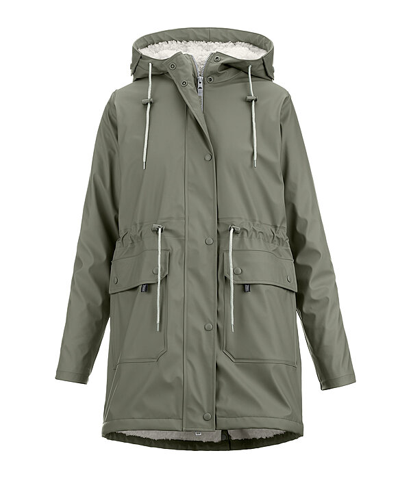 teddyfleece regenjas Stella II met capuchon