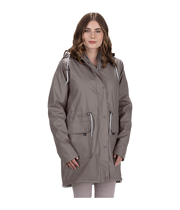 teddyfleece regenjas Stella II met capuchon