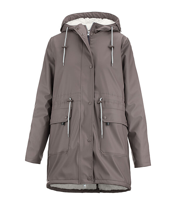 teddyfleece regenjas Stella II met capuchon