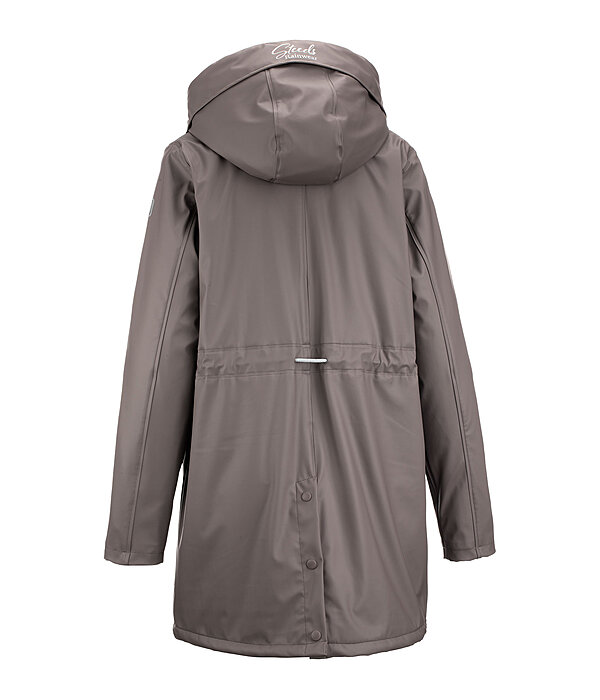 teddyfleece regenjas Stella II met capuchon