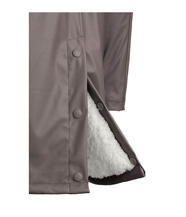 teddyfleece regenjas Stella II met capuchon