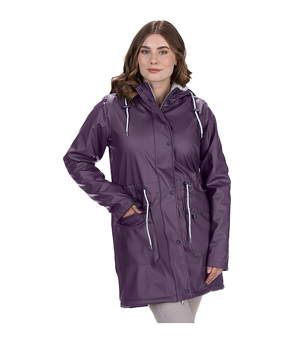 teddyfleece regenjas Stella II met capuchon