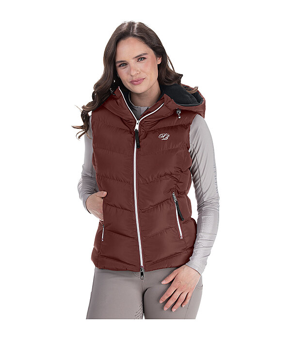 Lena bodywarmer met capuchon