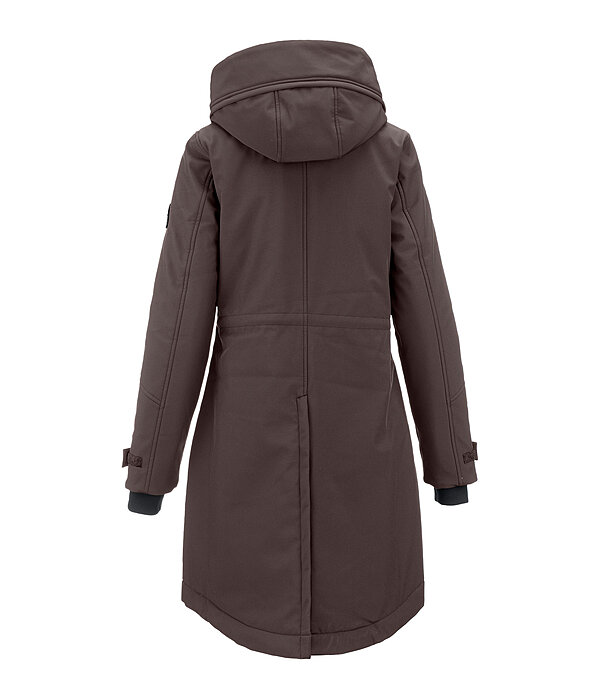 softshell rij-jas Aurelie met capuchon