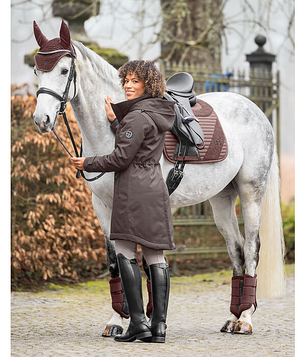 softshell rij-jas Aurelie met capuchon