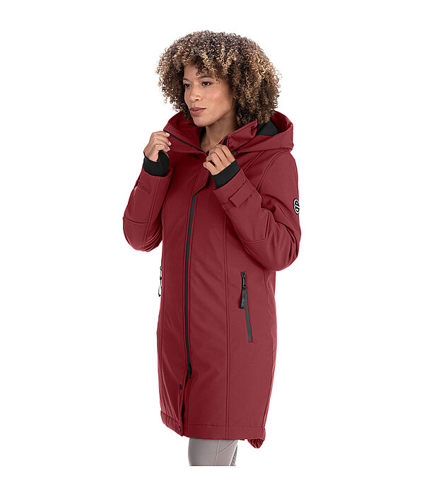 softshell rij-jas Aurelie met capuchon