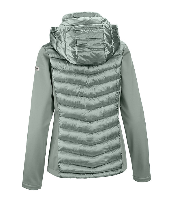 softshell combi rij-jas Cora met capuchon