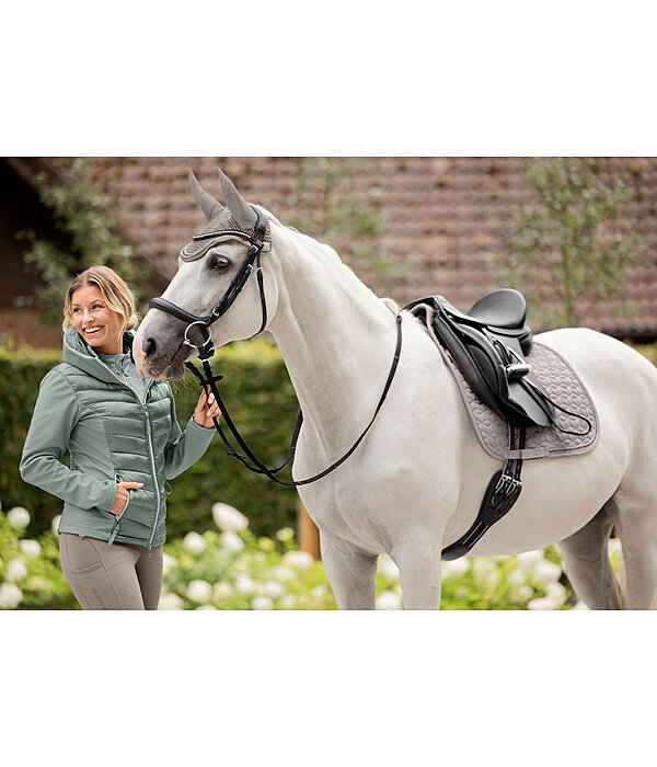 softshell combi rij-jas Cora met capuchon