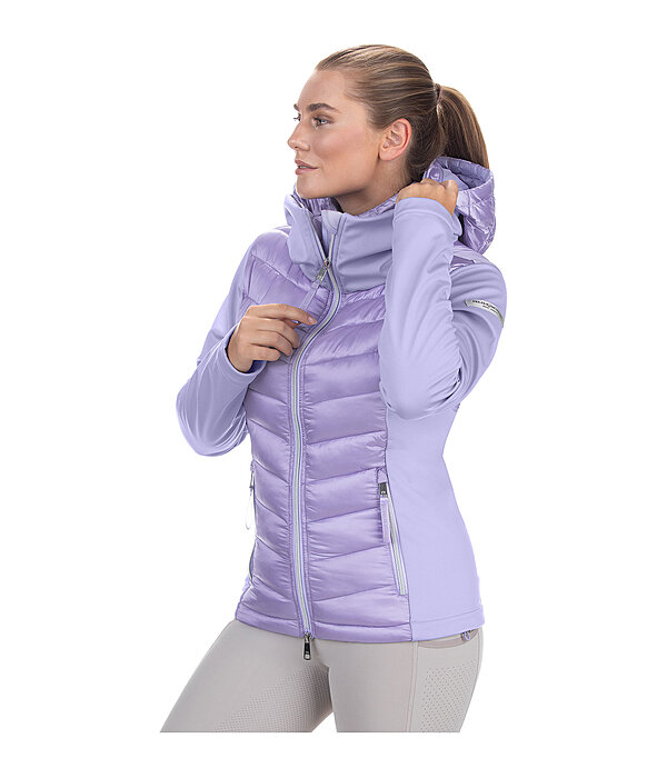 softshell combi rij-jas Cora met capuchon