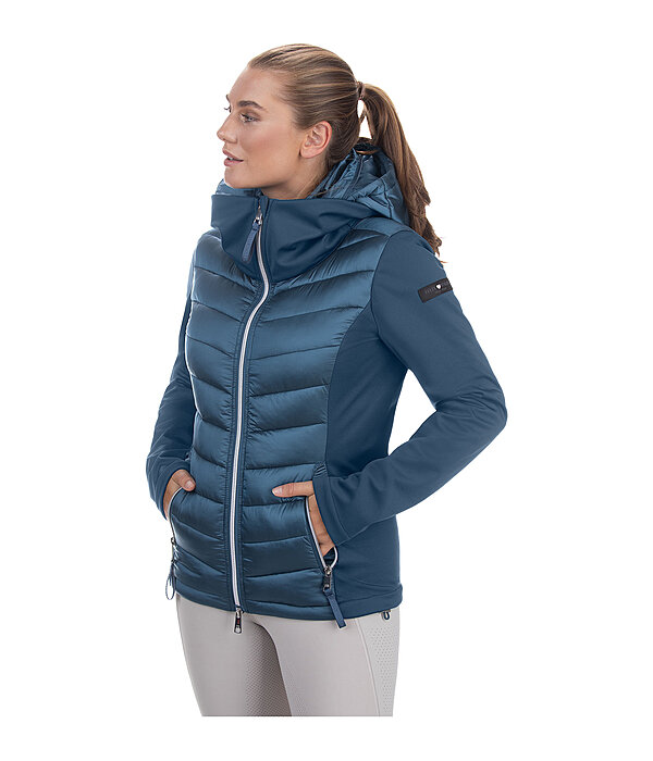 softshell combi rij-jas Cora met capuchon