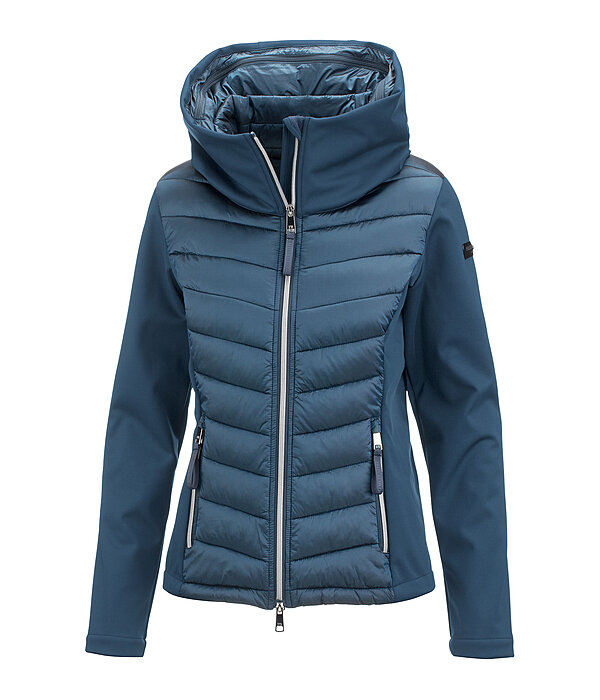 softshell combi rij-jas Cora met capuchon