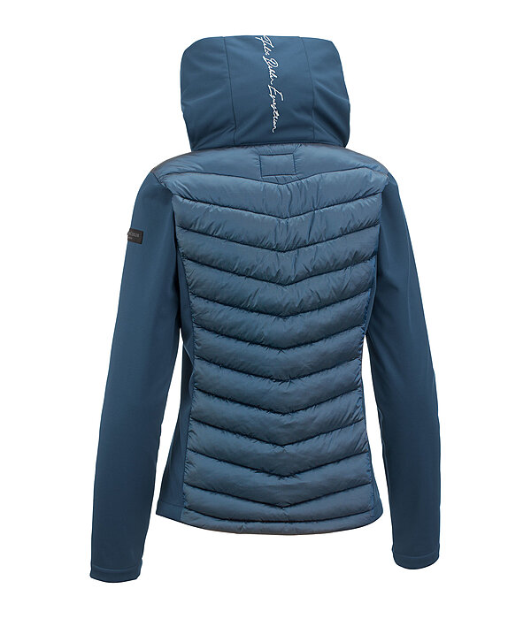 softshell combi rij-jas Cora met capuchon