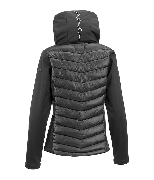 softshell combi rij-jas Cora met capuchon