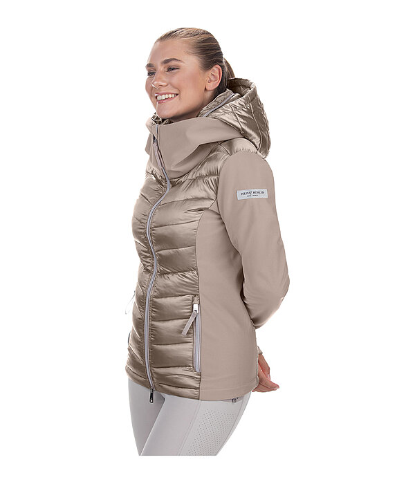 softshell combi rij-jas Cora met capuchon