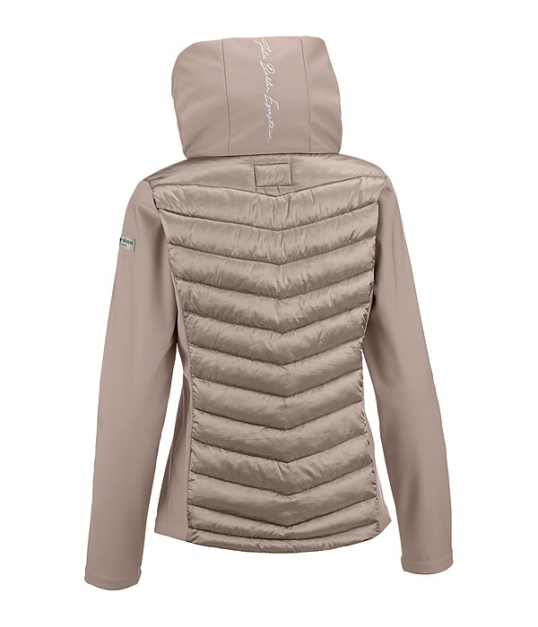 softshell combi rij-jas Cora met capuchon