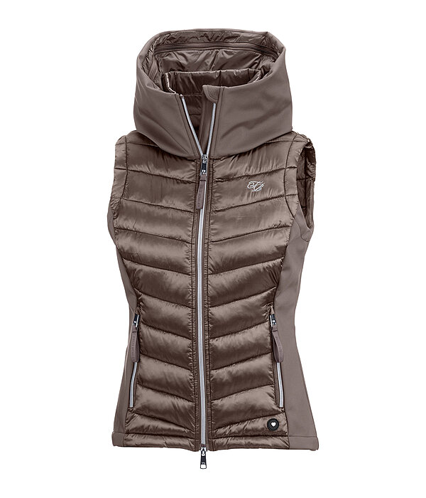 softshell combi bodywarmer Zoey met capuchon