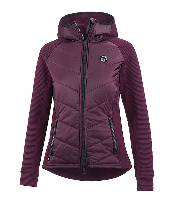 combi stretchjas Lene met capuchon