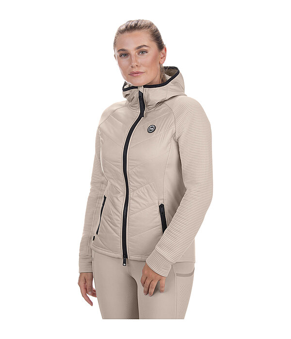 combi stretchjas Lene met capuchon