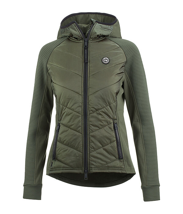 combi stretchjas Lene met capuchon