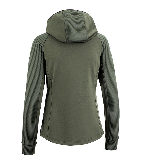 combi stretchjas Lene met capuchon