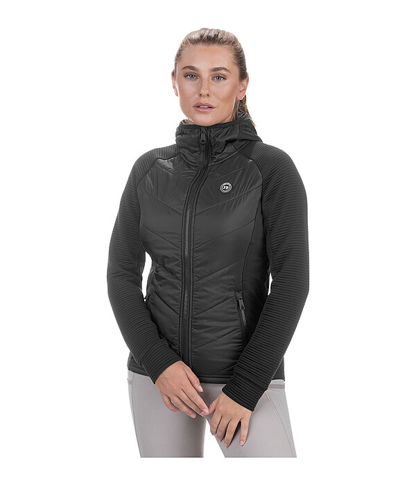combi stretchjas Lene met capuchon