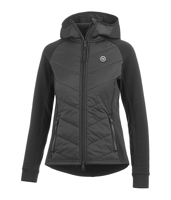 combi stretchjas Lene met capuchon