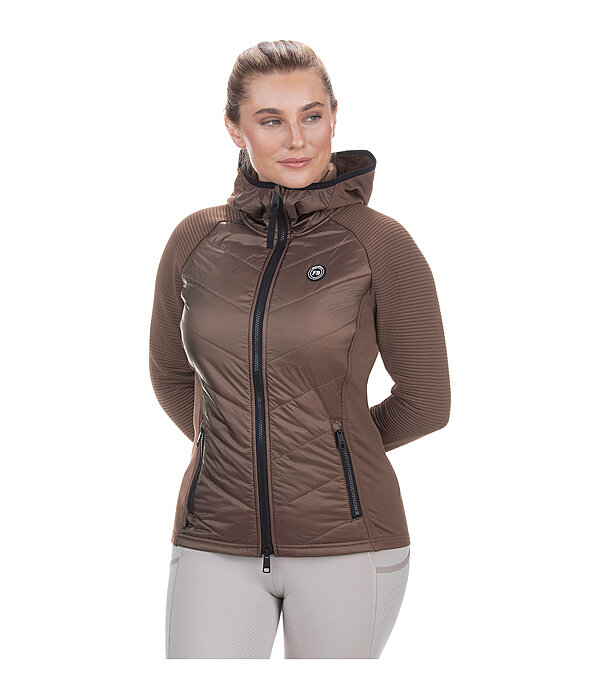 combi stretchjas Lene met capuchon