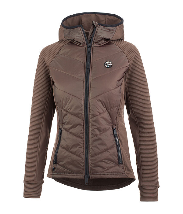 combi stretchjas Lene met capuchon