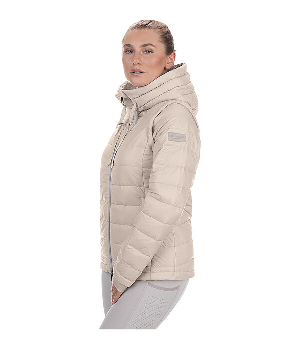 2 in 1 gewatteerde jas Cecile met capuchon