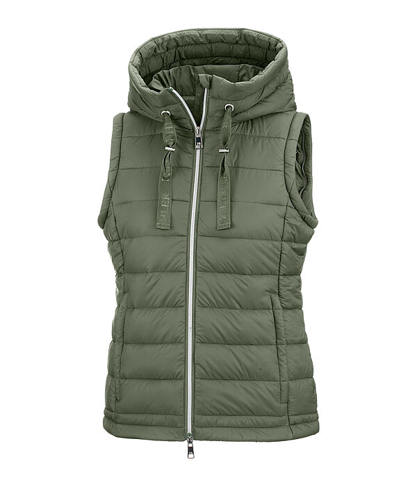 2 in 1 gewatteerde jas Cecile met capuchon