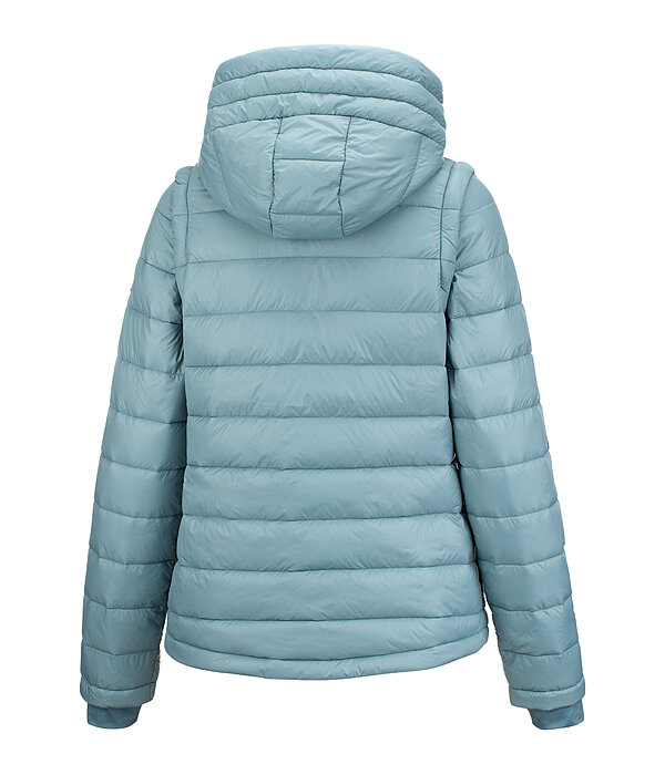 2 in 1 gewatteerde jas Cecile met capuchon