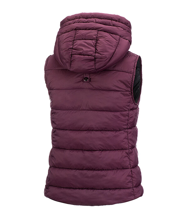 gewatteerde bodywarmer Mila met capuchon