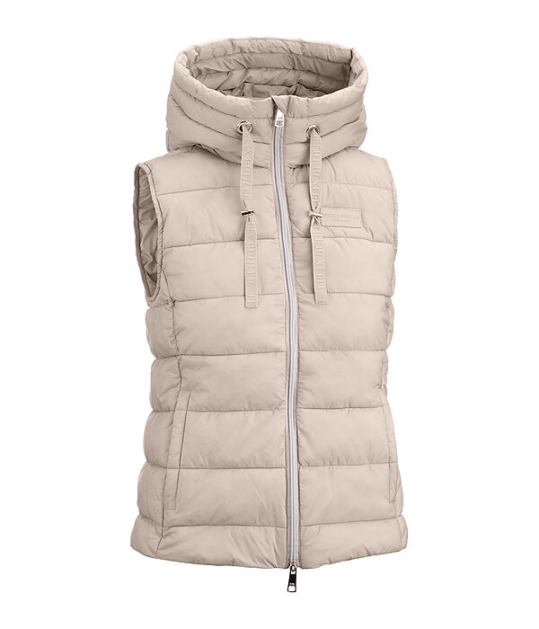 gewatteerde bodywarmer Mila met capuchon