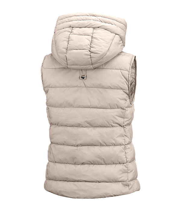 gewatteerde bodywarmer Mila met capuchon