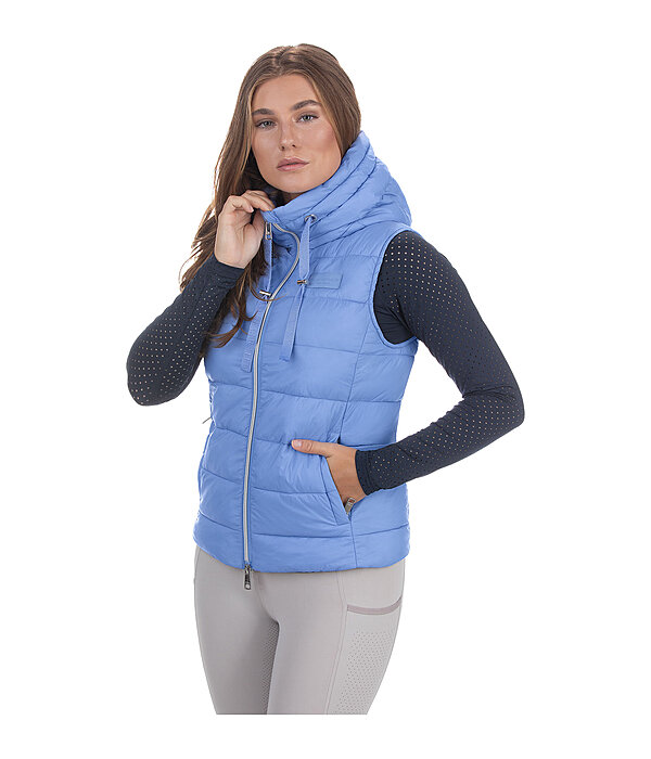 gewatteerde bodywarmer Mila met capuchon