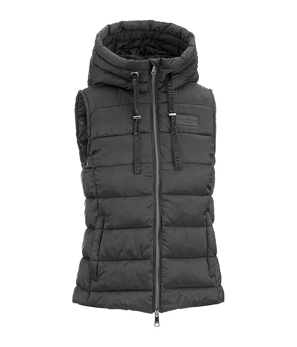gewatteerde bodywarmer Mila met capuchon