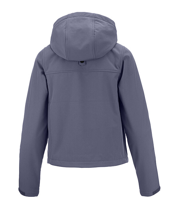 cropped softshell jas Hanne met capuchon