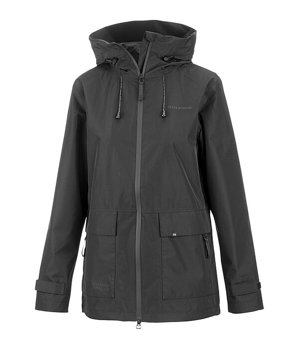 functionele jas Ninon met capuchon