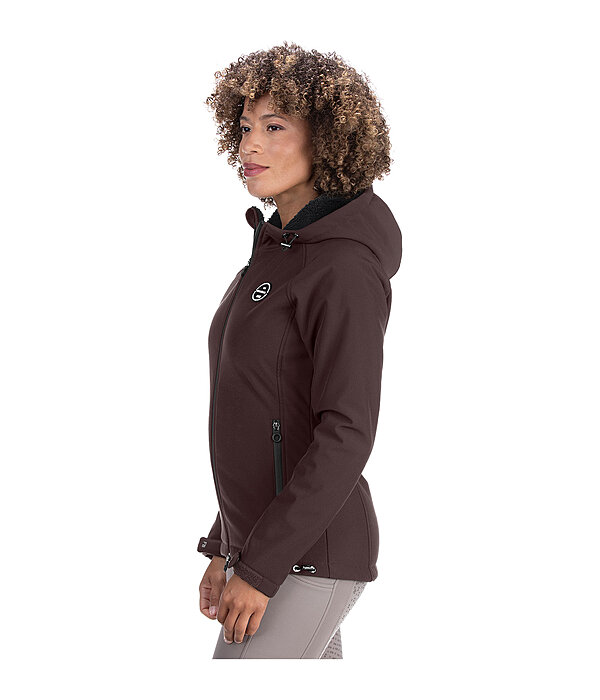 softshell rij-jas Lara II met capuchon