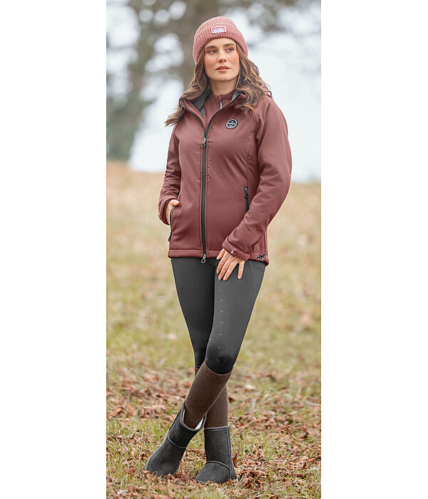 softshell rij-jas Lara II met capuchon