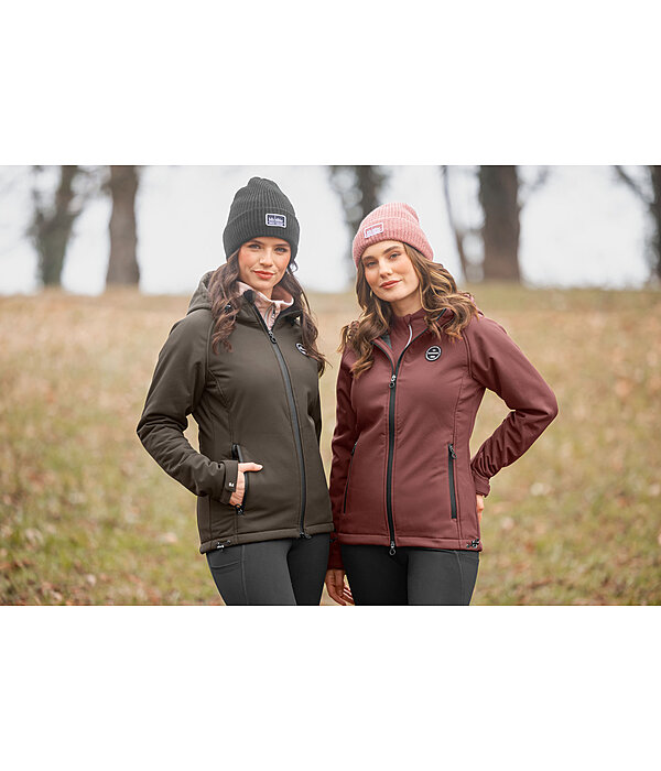 softshell rij-jas Lara II met capuchon