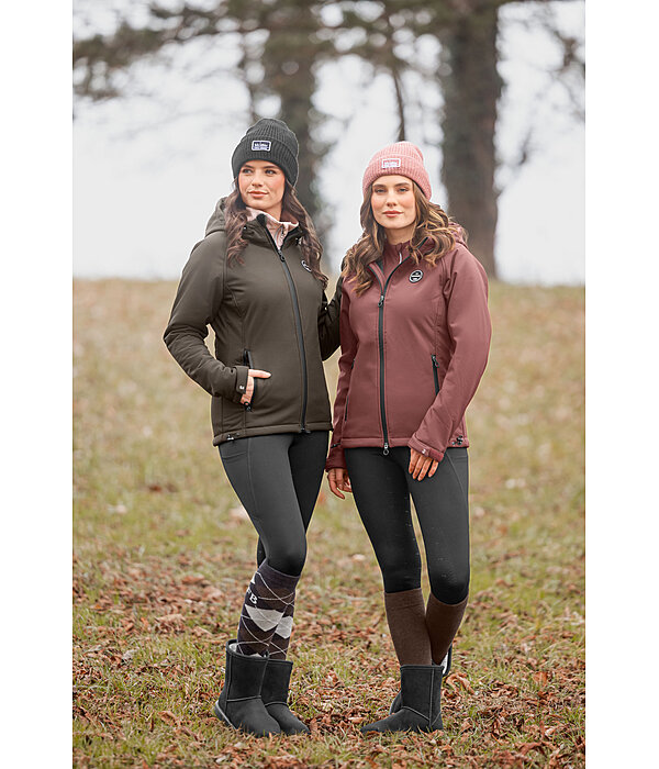 softshell rij-jas Lara II met capuchon