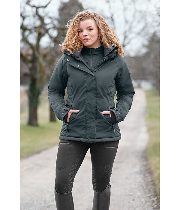 functionele jas Sara met capuchon