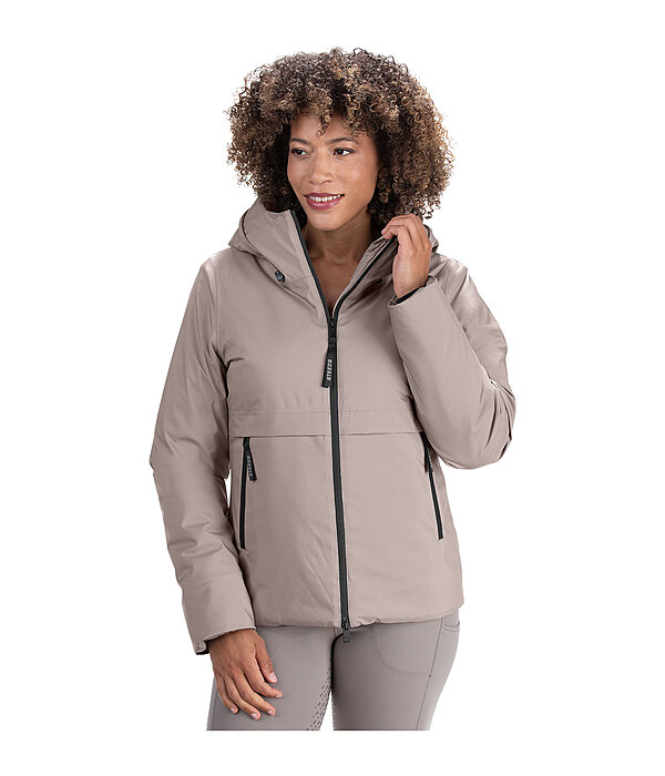 functionele jas Firielle met capuchon