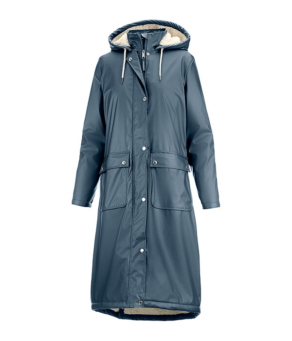teddy regenmantel Paris long met capuchon