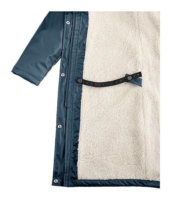 teddy regenmantel Paris long met capuchon